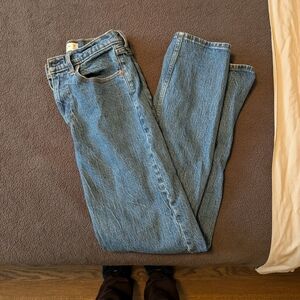 Abercrombie & Fitch Blue Straight Leg Jeans
